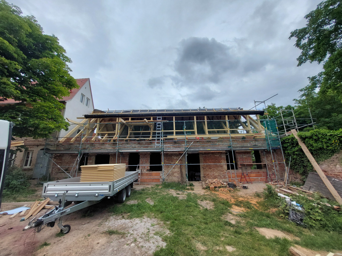 Dachsanierung einer alten 